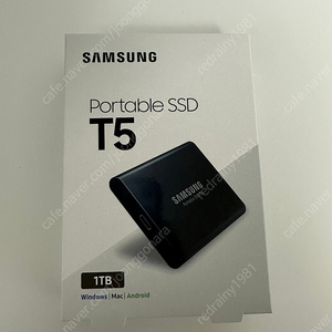 [판매] 삼성 T5 SSD 1TB 미개봉 새상품 (택포)