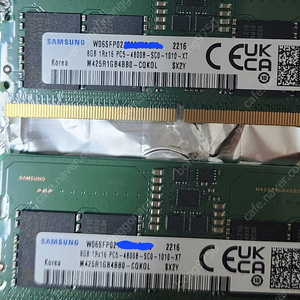 [미사용]삼성 노트북용 램 메모리 DDR5 PC5-4800(38400)8GB