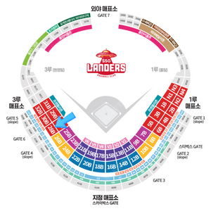 (오늘경기) 4/2 KIA vs SSG 3루 응원지정석 4연석 정가양도합니다