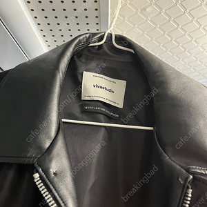 비바스튜디오 VEGAN LEATHER WEB JACKET KS [BLACK]