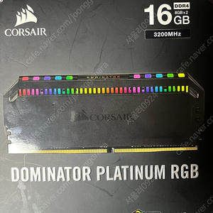 커세어 도미네이터 플레티넘 rgb 3200 cl14 8x2 팝니다.