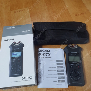 타스캠(tascam)DR-07X 팝니다 (액세서리세트,삼각대,SD카드 포함)