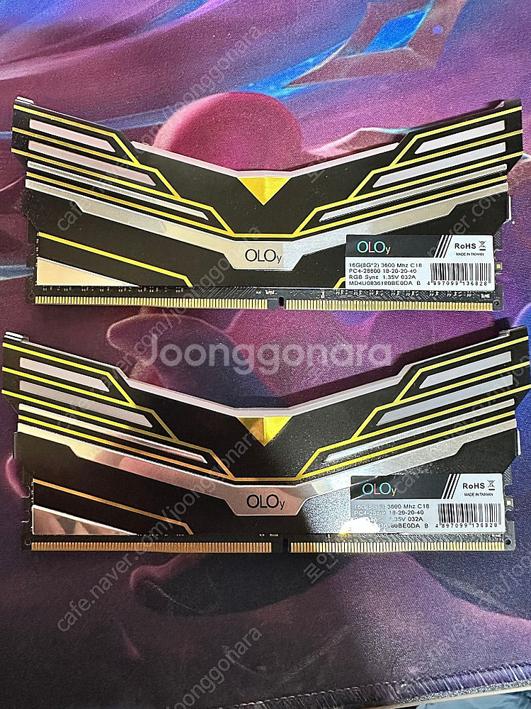 DDR4 CL18 . 3600MHZ . 8x2 16g ...--0