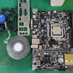 인텔 i5-6600 + ddr4 4gx2 8g + B150M-A/M.2 세트로 팔아요. GTX1060 3G, WD SSD NVMe 500G 추가가는