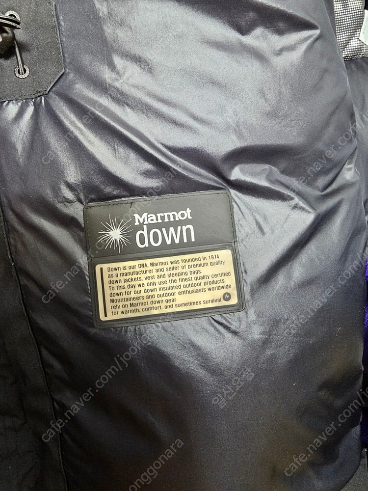 마모트 남자 패딩 구스다운점퍼 사이즈 105 이미지