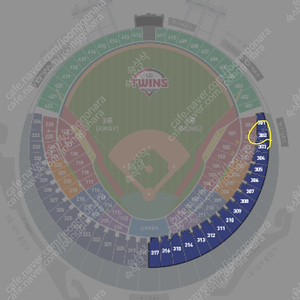 [LG트윈스] vs삼성전 4월 8일 토요일 주말 잠실야구장 1루 네이비 4연석