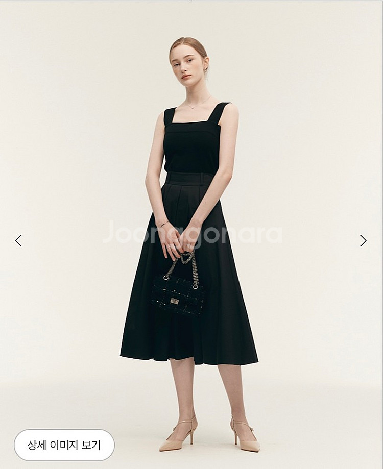 SIE 시에 이안 플리츠 스커트 (블랙/M)--2