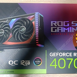 4070ti 스트릭스 strix 팝니다.