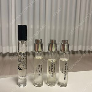 블랑쉬, 발다프리크, 모하비고스트 (각 12ml)/ 롬브로단로 (7.5ml) 미니어쳐