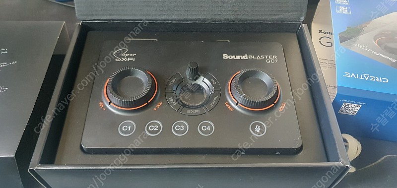 사운드블라스터 gc7 판매합니다. | 키보드/마우스/스피커 | 중고나라