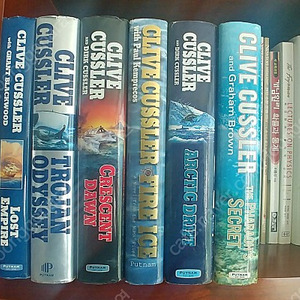 클라이브 커슬러(Clive Cussler) 영문 하드커버 6권