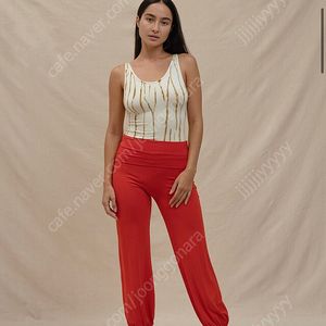 부디무드라 심플팟 앵클팬츠 Simple pot ankle pants_Red alret