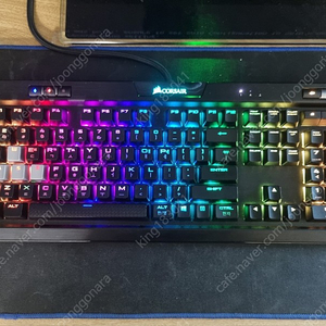 커세어 k70 mk2 갈축 키보드 팝니다