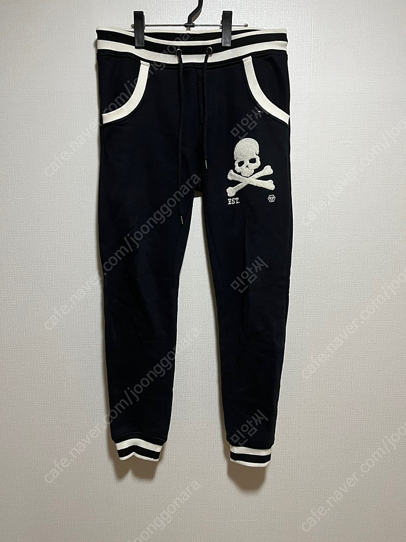 14F/W 필립플레인 (Philipp Plein) 스컬 PLEIN 트레이닝팬츠 (블랙/그레이 두가지색상 있음)