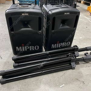 미프로 MIPRO MA-808 앰프 본체, 보조 확장스피커, 전용스탠드 판매합니다