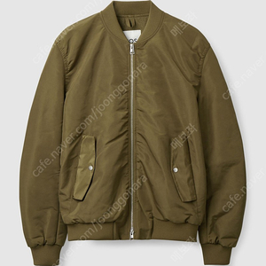 [XL] 코스 릴렉스드 봄버 카키그린 COS RELAXED-FIT BOMBER JACKET KHAKI GREEN