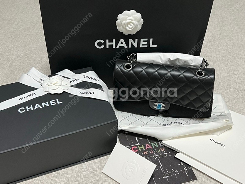 가격내림샤넬 클래식 플랩 백 은장미듐--1