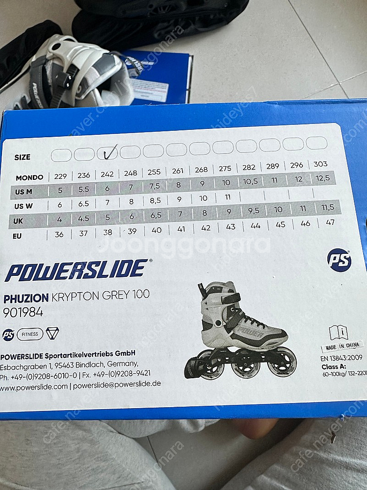 파워슬라이드 정품 성인용 인라인 (여자)--2