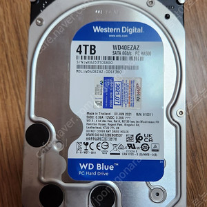 WD HDD 4TB 웨스턴디지털 택포 6.5