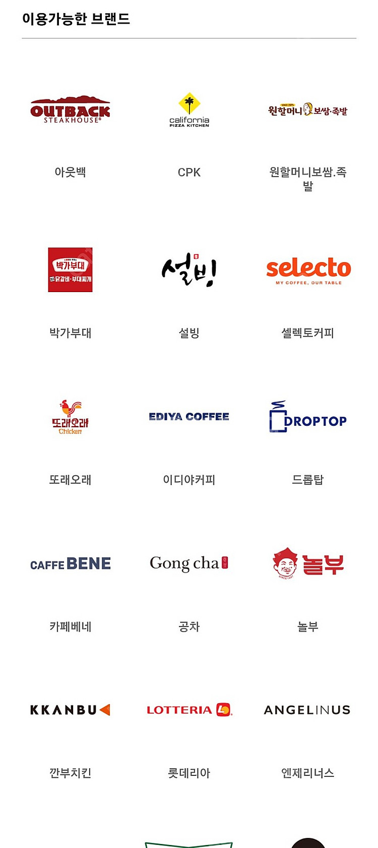 페이즈 외식통합상품권 11만원--1