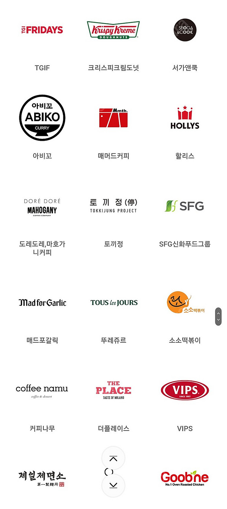 페이즈 외식통합상품권 11만원--2