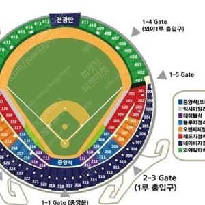 4월15일(토) LG vs 두산 1루 오렌지석 4연석 판매합니다.