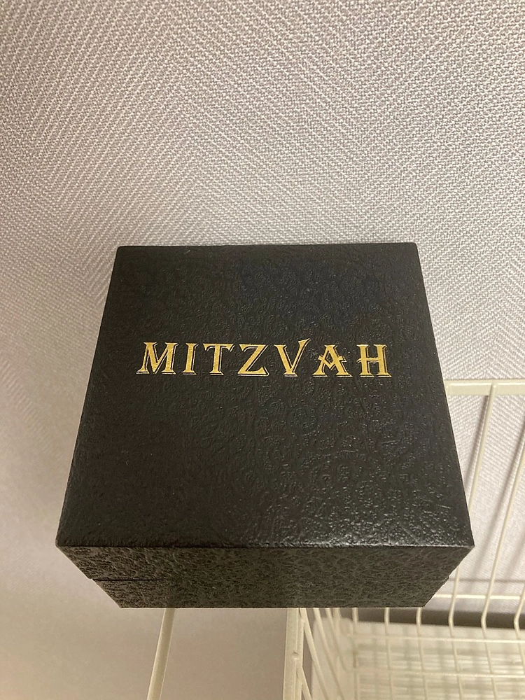 (미사용 새제품) MITZVAH 미츠바 금장시계 보석시계 남녀공용 이미지