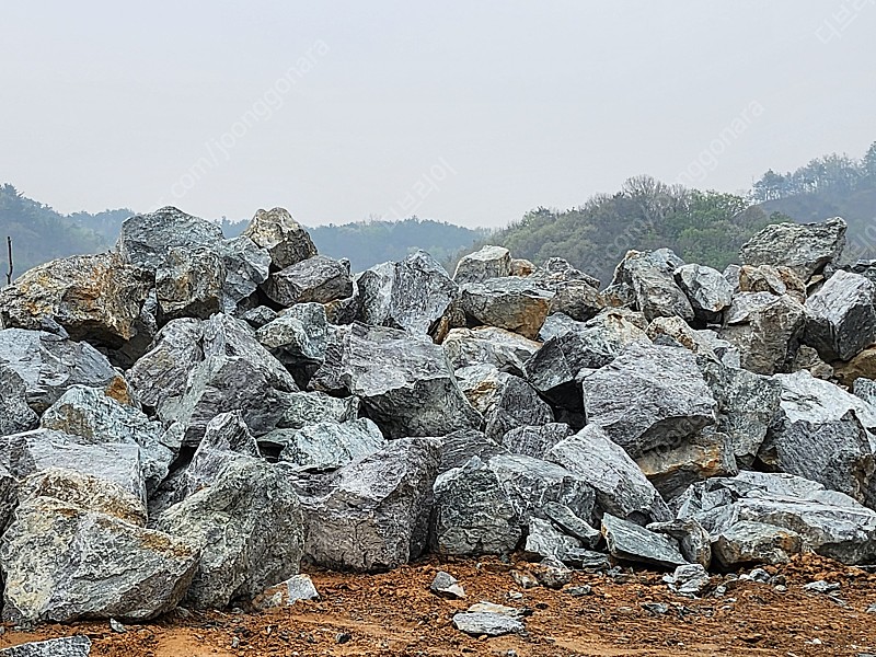 조경석,발파석,전석,잡석,막돌,조경돌,발파돌,전석용돌 | 산업자재 | 중고나라