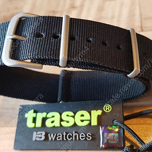 traser 트레이져 트레이저 루미녹스 정품 22mm 티타늄 나토밴드