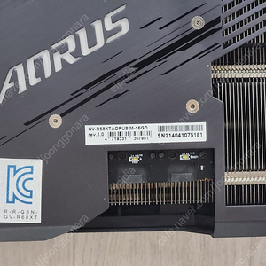 기가바이트 RX 6800XT AORUS MASTER 판매합니다.