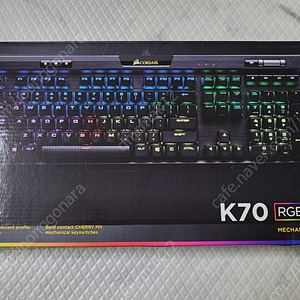 커세어 MK2 RGB K70 저소음적축+PBT키캡세트 (미사용)