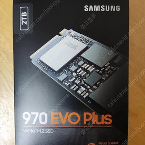 (미개봉) 삼성 970 EVO NVME M.2 SSD 2TB정품