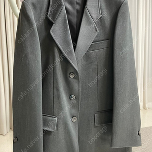 낫띵리튼 NOTHING WRITTEN 클래식 트윌 싱글 자켓 Classic twill single jacket (Hale navy)