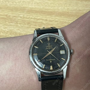 1960S OMEGA 오메가 빈티지 파이판 컨스텔레이션 블랙 다이얼 오리지날 판매