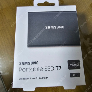 미개봉 삼성 외장 ssd T7