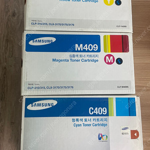 HP80잉크, 삼성정품토너 CLP-P300C, CLT-C409,Y409,M409 팝니다