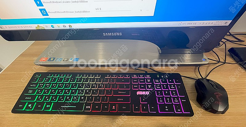 [20만원] 삼성 27인치 모니터 일체형 PC i5 컴...--4