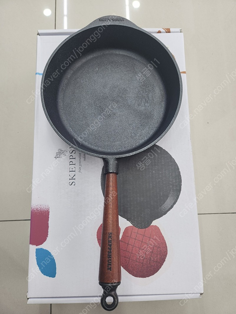 코스트코 스켑슐트 깊은 프라이팬 25cm+유리뚜껑 스캡슐트 무쇠 주물 후라이팬 무쇠팬 이미지