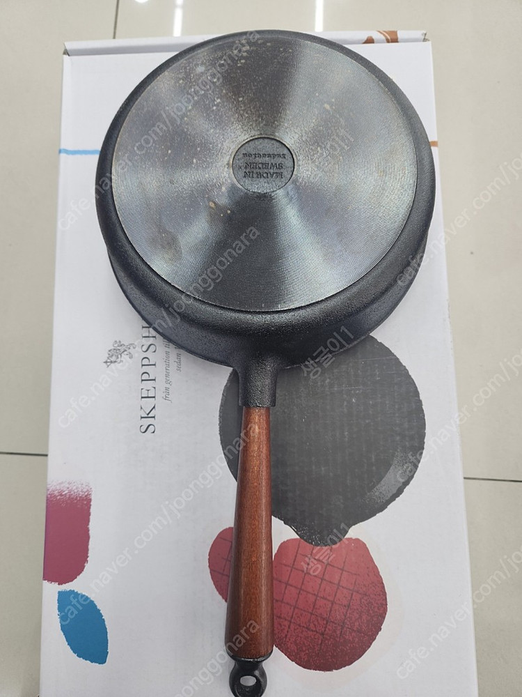 코스트코 스켑슐트 깊은 프라이팬 25cm+유리뚜껑 스캡슐트 무쇠 주물 후라이팬 무쇠팬 이미지