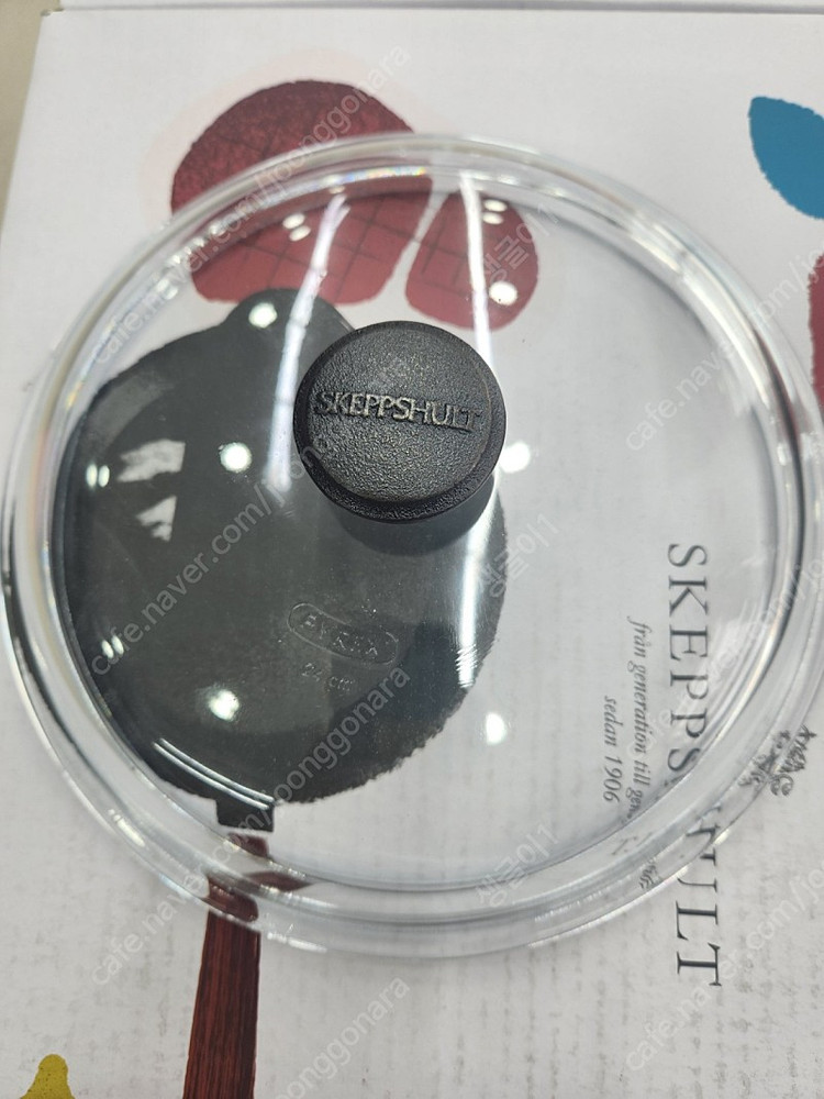 코스트코 스켑슐트 깊은 프라이팬 25cm+유리뚜껑 스캡슐트 무쇠 주물 후라이팬 무쇠팬 이미지