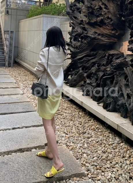 춤추는피망 수제화 켈리슬리퍼 켈리 플랫 레몬 245--8