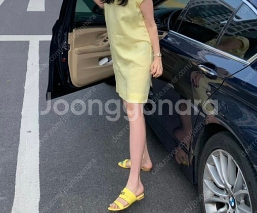 춤추는피망 수제화 켈리슬리퍼 켈리 플랫 레몬 245--9