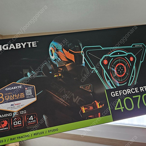 기가바이트 4070ti GAMING OC 신품급