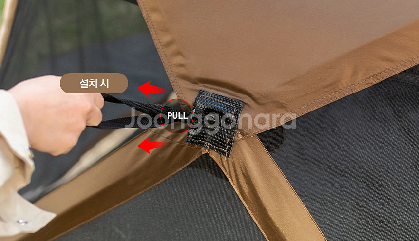 카즈미 트리온 원터치 텐트 팔아요~--4