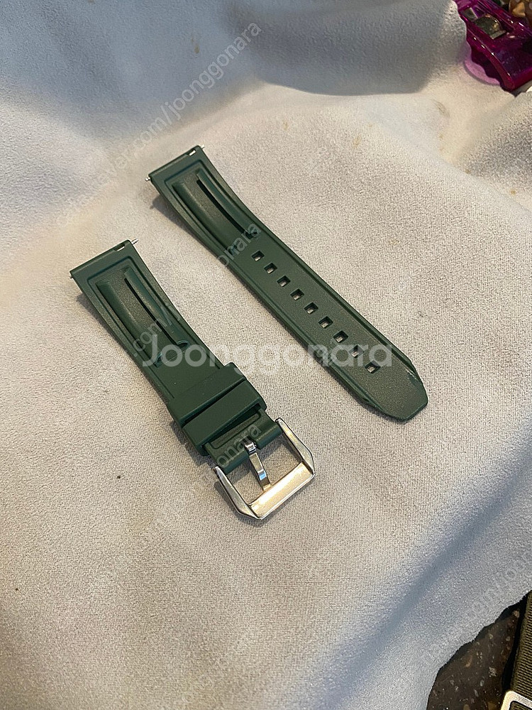 롤렉스 서브마리너 20mm 엔드링크 및 가죽 시계줄 여...--4