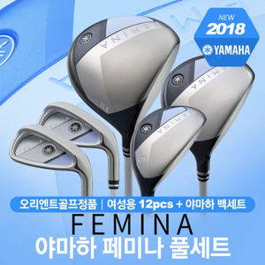 야마하 정품 2018 FEMINA 페미나 여성풀세트