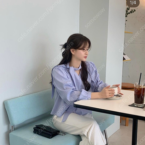 새상품) 모도마켓 타이블라우스