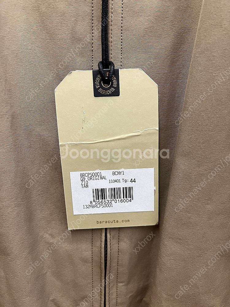 새상품 바라쿠타 BARAUTA G9 CLASSIC HARRINGTON TAN 44 사이즈--3