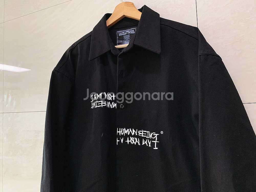 아임낫어휴먼비잉 / 언발란스 셔츠, 셔츠 자켓 / M(...--1