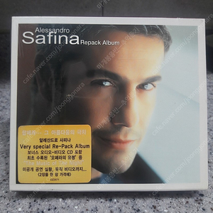 [미개봉/CD] 추억의 팝페라, 알레산드로 사피나 "Safina (Repack Album)"